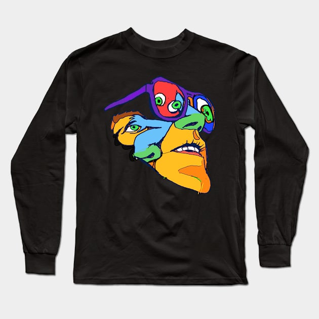 Shades Long Sleeve T-Shirt by DaxNorman